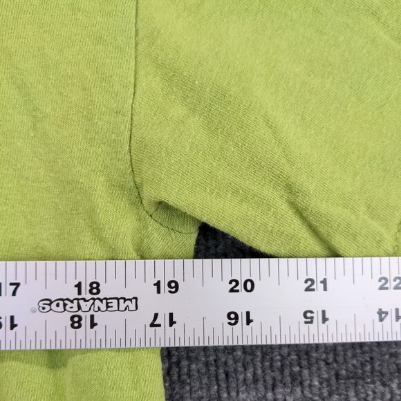 Gildan Wild About Education T-Shirt Mens Medium Short Sleeve Green Indianapolis - Picture 11 of 11